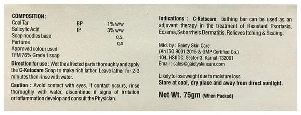 C-Ketocare Medicated Soap thumbnail 2