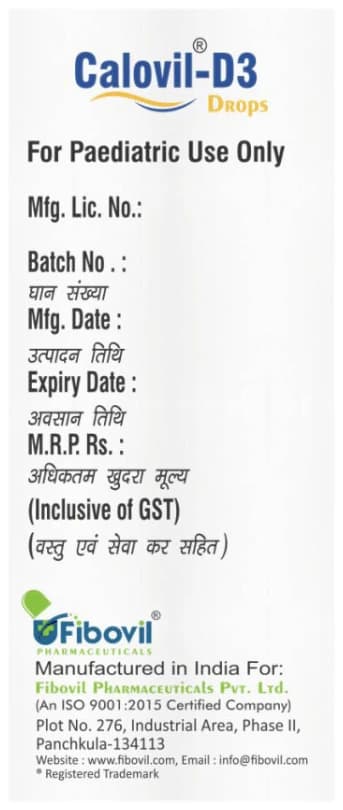 Calovil-D3 Oral Drops thumbnail 2