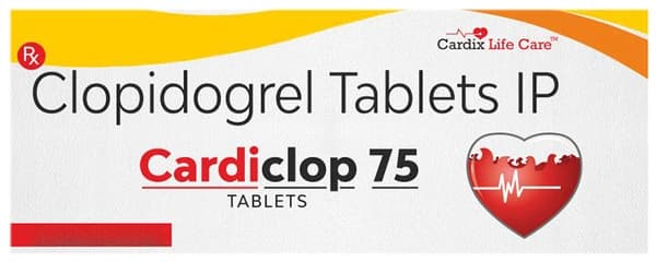 Cardiclop 75mg Tablet thumbnail 2