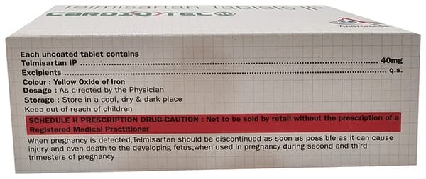 Cardiotel 40 Tablet thumbnail 2