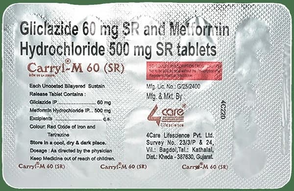 Carryl-M 60 (SR) Tablet