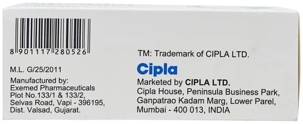 Cipvildin 50mg Tablet thumbnail 2