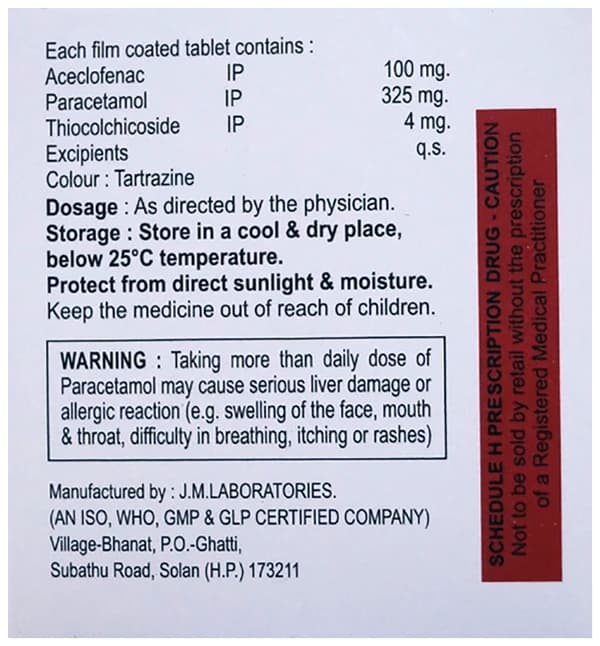 Colchifenac Tablet