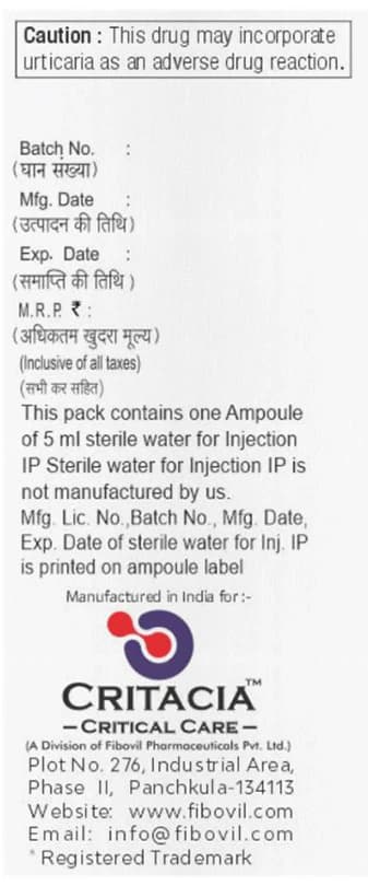 Critpime 250mg Injection