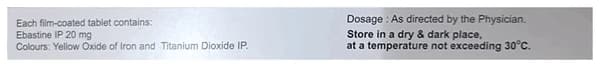 Ebast 20 Tablet