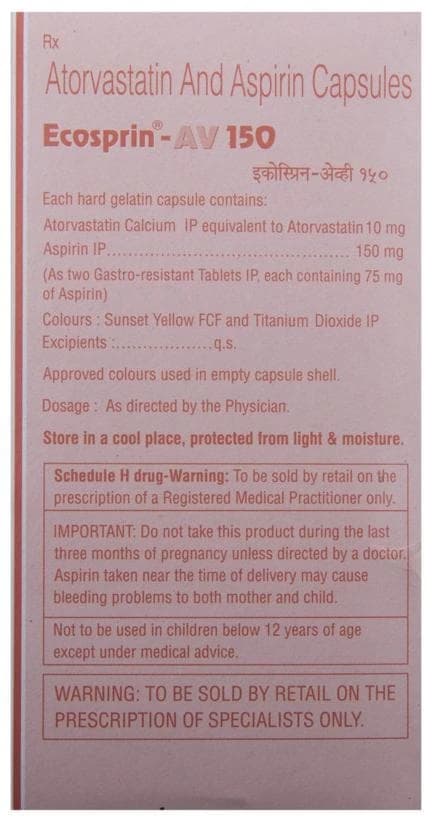 Ecosprin-AV 150 Capsule thumbnail 4