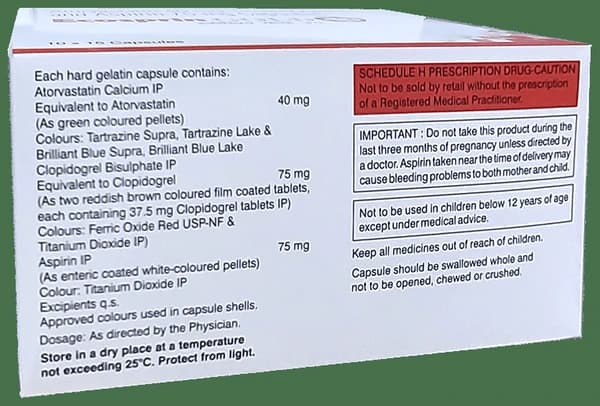 Ecosprin Gold  40 Capsule thumbnail 4