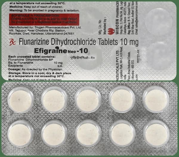 Efigraine 10mg Tablet thumbnail 2