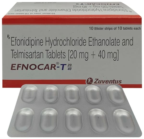 Efnocar T 20mg/40mg Tablet