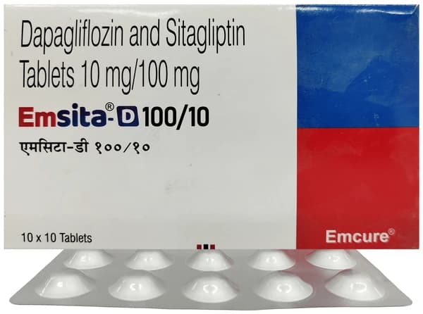 Emsita D 10mg/100mg Tablet