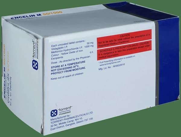 Encelin M 50/1000 Tablet thumbnail 3