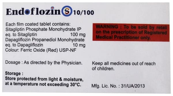 Endoflozin S 10/100 Tablet