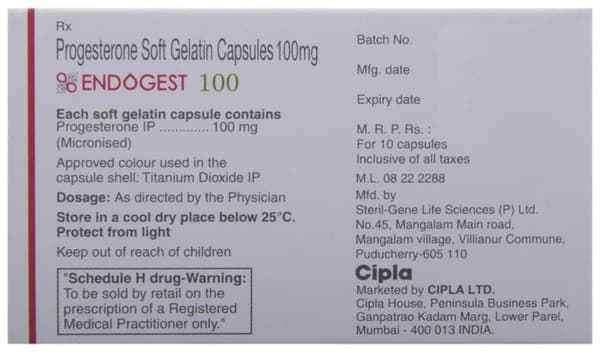 Endogest 100 Capsule thumbnail 2