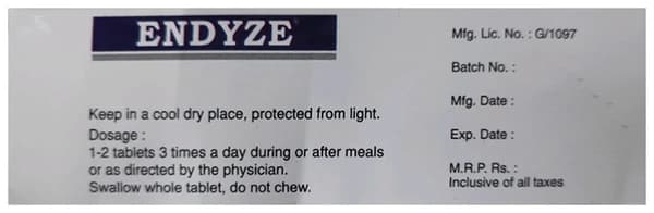Endyze 170 mg/80 mg Tablet thumbnail 2