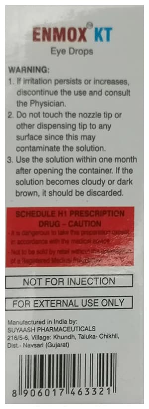 Enmox KT Eye Drop BAK Free
