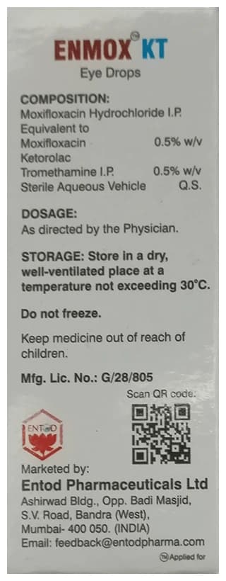 Enmox KT Eye Drop BAK Free thumbnail 2