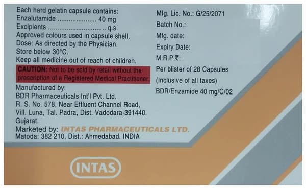 Enzamide 40mg Capsule thumbnail 3