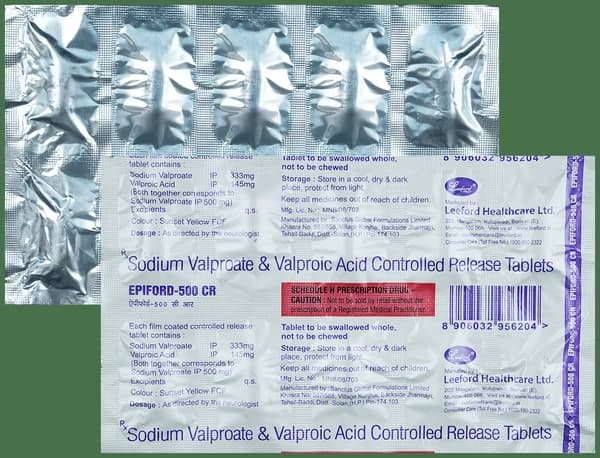 Epiford 500 CR Tablet