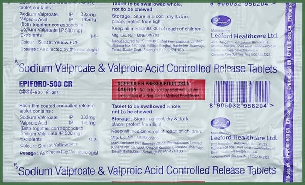 Epiford 500 CR Tablet thumbnail 2