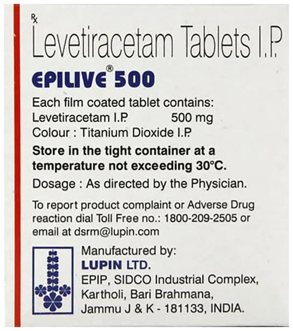 Epilive 500 Tablet