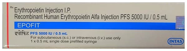 Epofit 5000IU Injection thumbnail 2