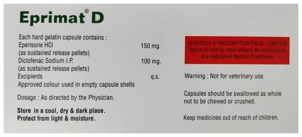 Eprimat D Capsule SR
