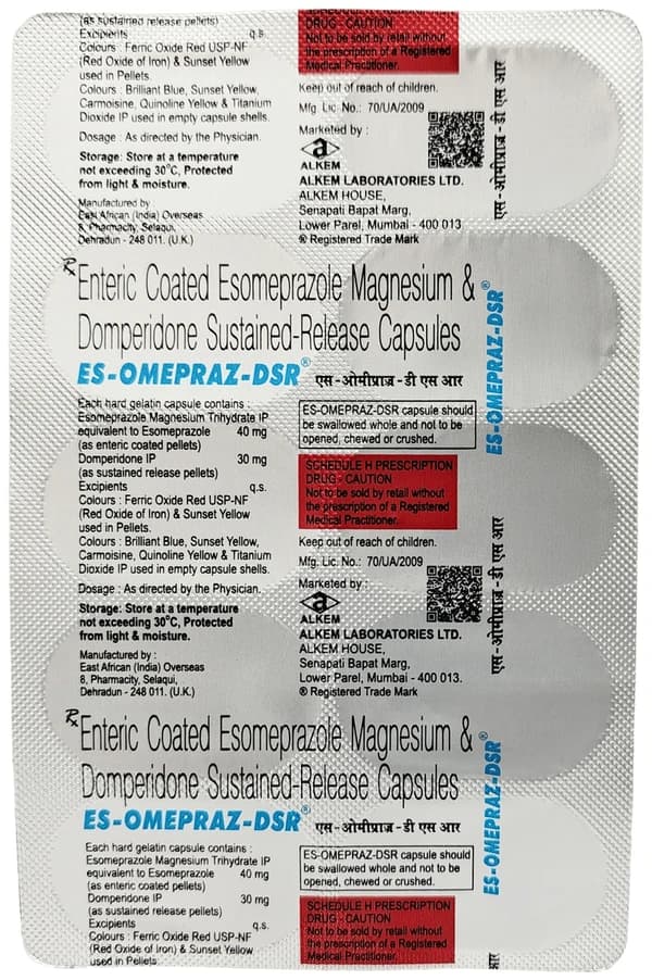 Es-omepraz -DSR Capsule