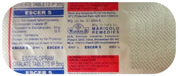Escer 5mg Tablet