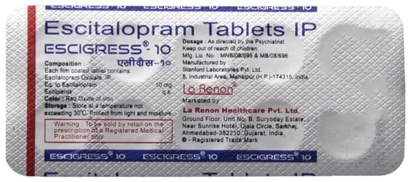 Escigress 10 Tablet