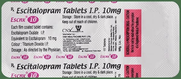 Escnx 10mg Tablet