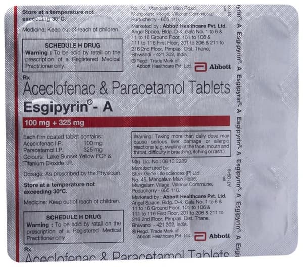 Esgipyrin-A Tablet