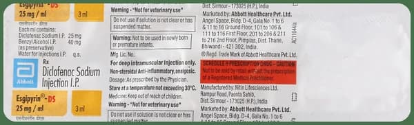 ESGIPYRIN DS INJECTION