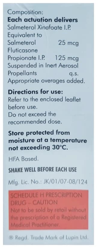 Esiflo Hfa 125 Transhaler