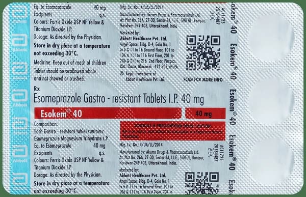 Esokem 40 Tablet thumbnail 3