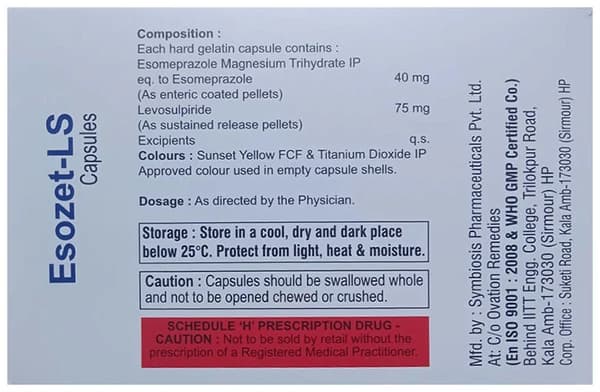 Esozet-LS Capsule SR thumbnail 3