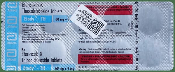 Etody-TH 60mg/4mg Tablet
