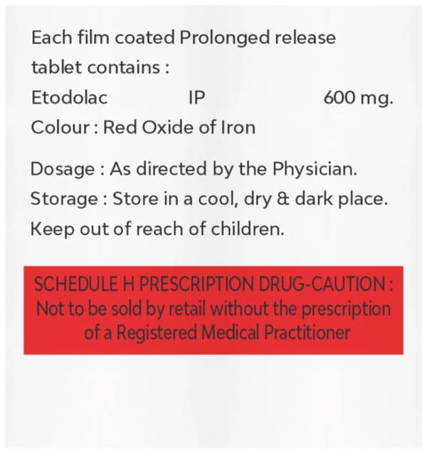 Etovil 600 Tablet PR
