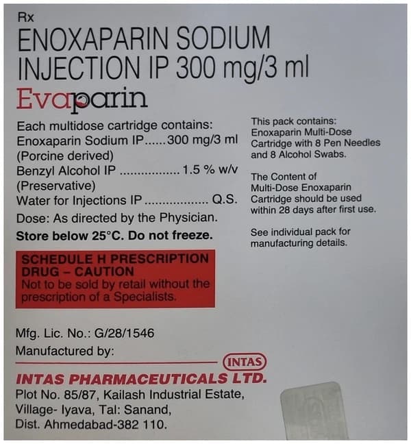 Evaparin Injection