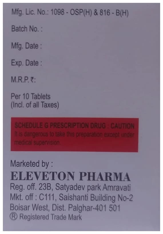 Eveglim M 852 Tablet PR