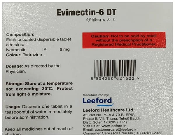 Evimectin 6 DT Tablet