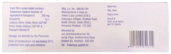 Faronem 200 Tablet thumbnail 2