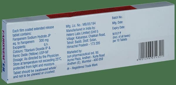 Faronem ER Tablet thumbnail 3