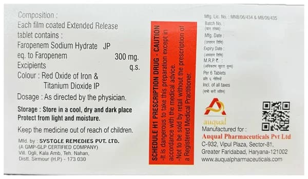 Faropril 300 Tablet ER thumbnail 2