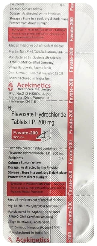 Favate 200mg Tablet