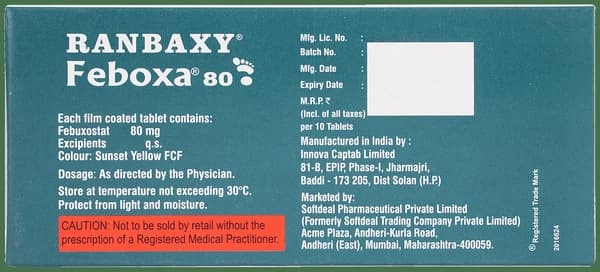 Feboxa 80 Tablet thumbnail 4