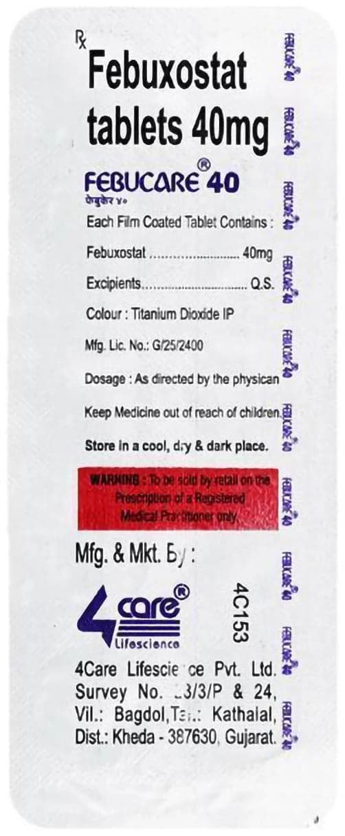 Febucare 40mg Tablet
