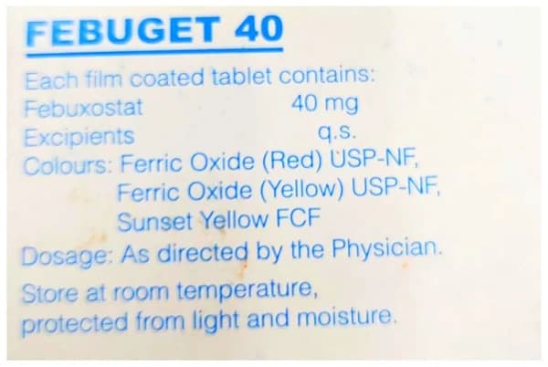 Febuget 40 Tablet