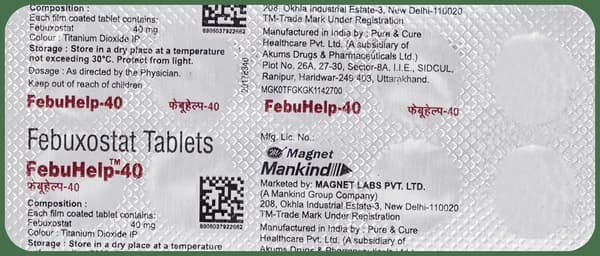 Febuhelp 40mg Tablet