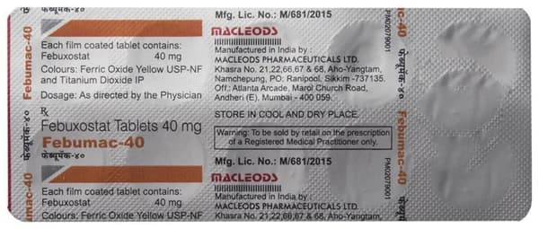 Febumac 40 Tablet thumbnail 5