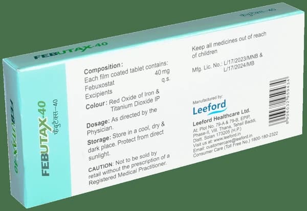 Febutax 40 Tablet thumbnail 3